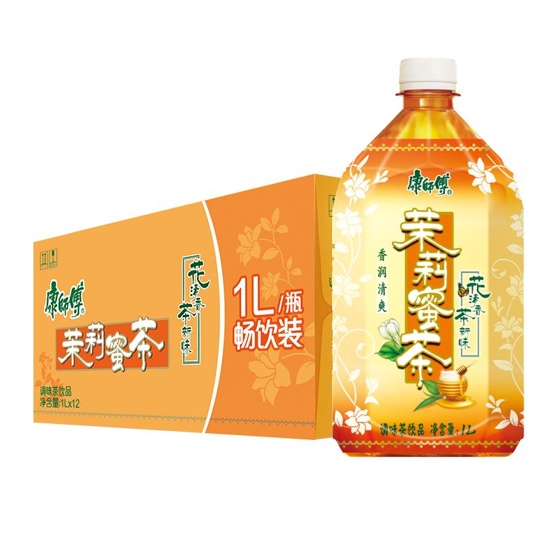 【康师傅】茉莉蜜茶 1L*12瓶