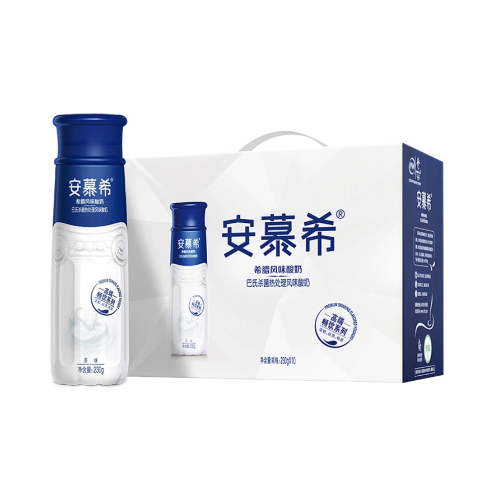 【伊利】安慕酸奶（希腊风味）230g*10瓶【高端】