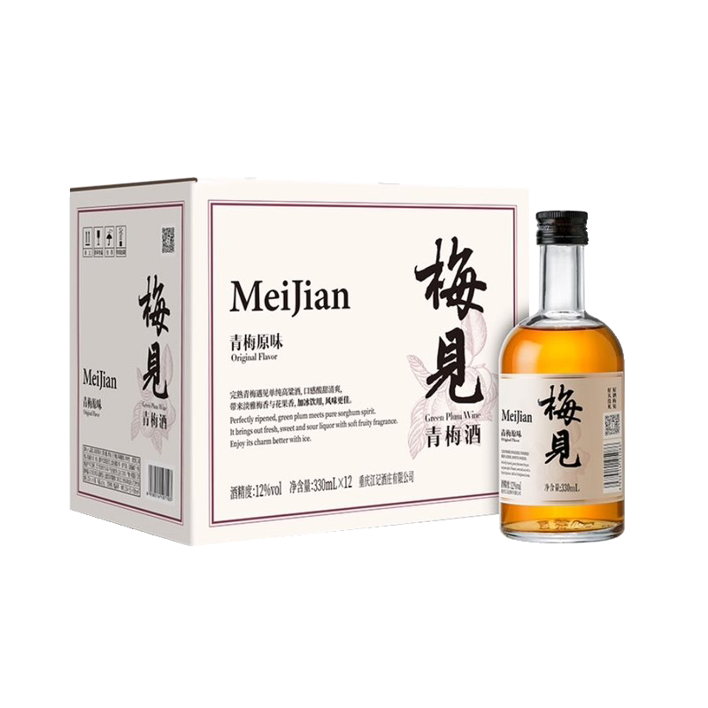 【梅见】青梅酒 330ML*12瓶