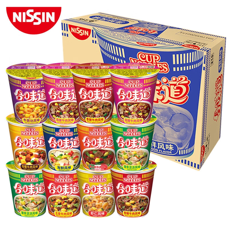 【合味道】杯面 77g*12桶