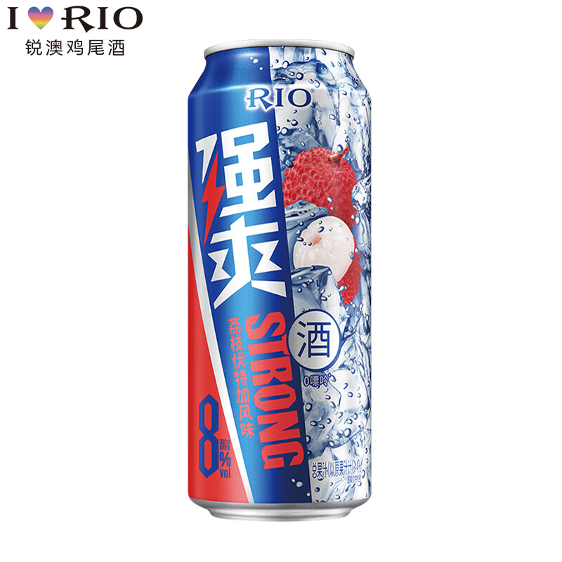 【锐澳】鸡尾酒（荔枝伏特加风味）500mL*12罐