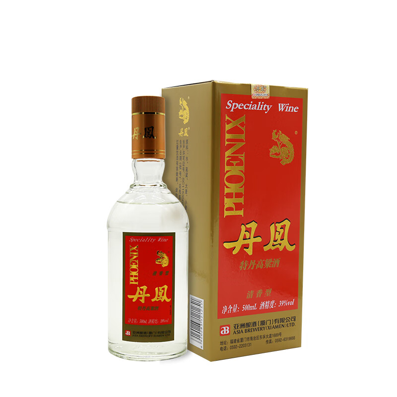 【丹凤】特丹高粱酒 （39度）500ml*12瓶