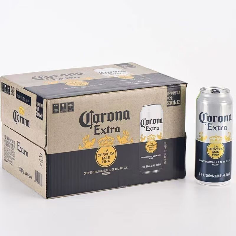 【科罗娜】科罗娜啤酒（易拉罐） 500ML*12罐