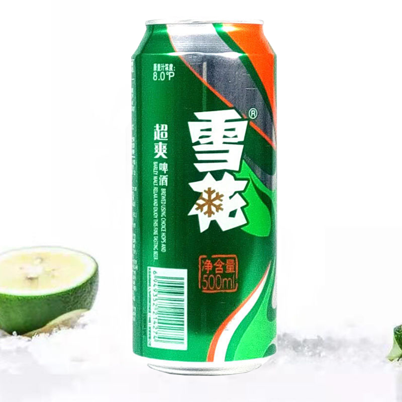 【雪花】超爽啤酒（易拉罐）500ML*12瓶