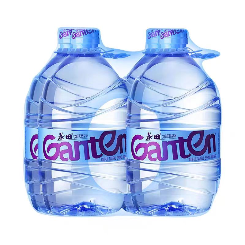 景田饮用天然泉水 4.6L*4桶【泡茶水】