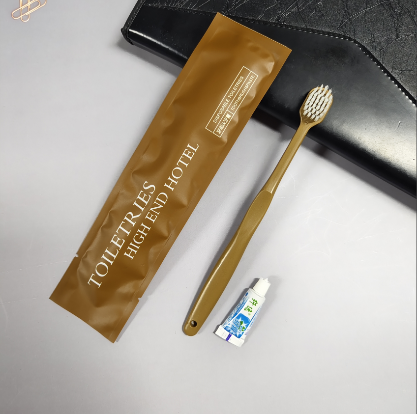 【套装-咖色】Y23一次性牙刷套装【2000支/箱】