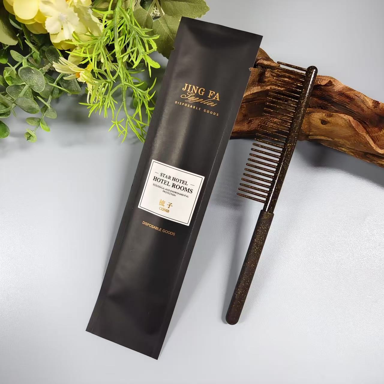 【十二代黑牛皮纸】S12一次性梳【2000支/箱】