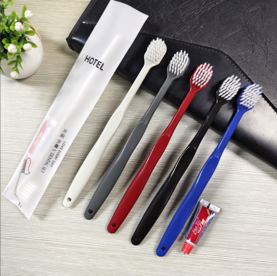 【高级A款】Y23一次性牙刷+有盖牙膏【2000支/箱】